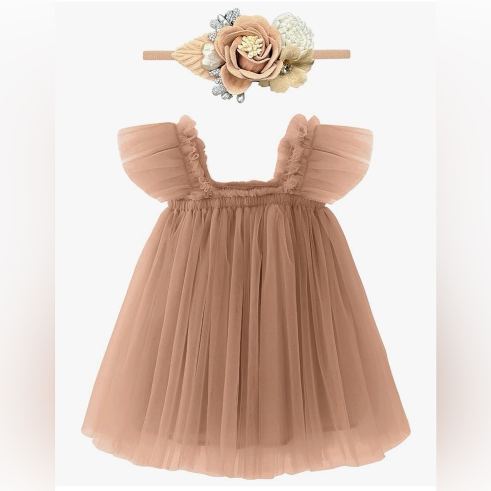 “Mocha” Tulle Dress